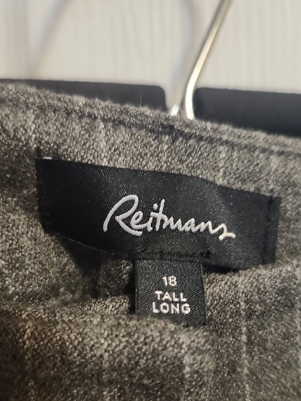 Reitmans Gray Pinstripe Wide Leg Dress Pants - Picture 3 of 3
